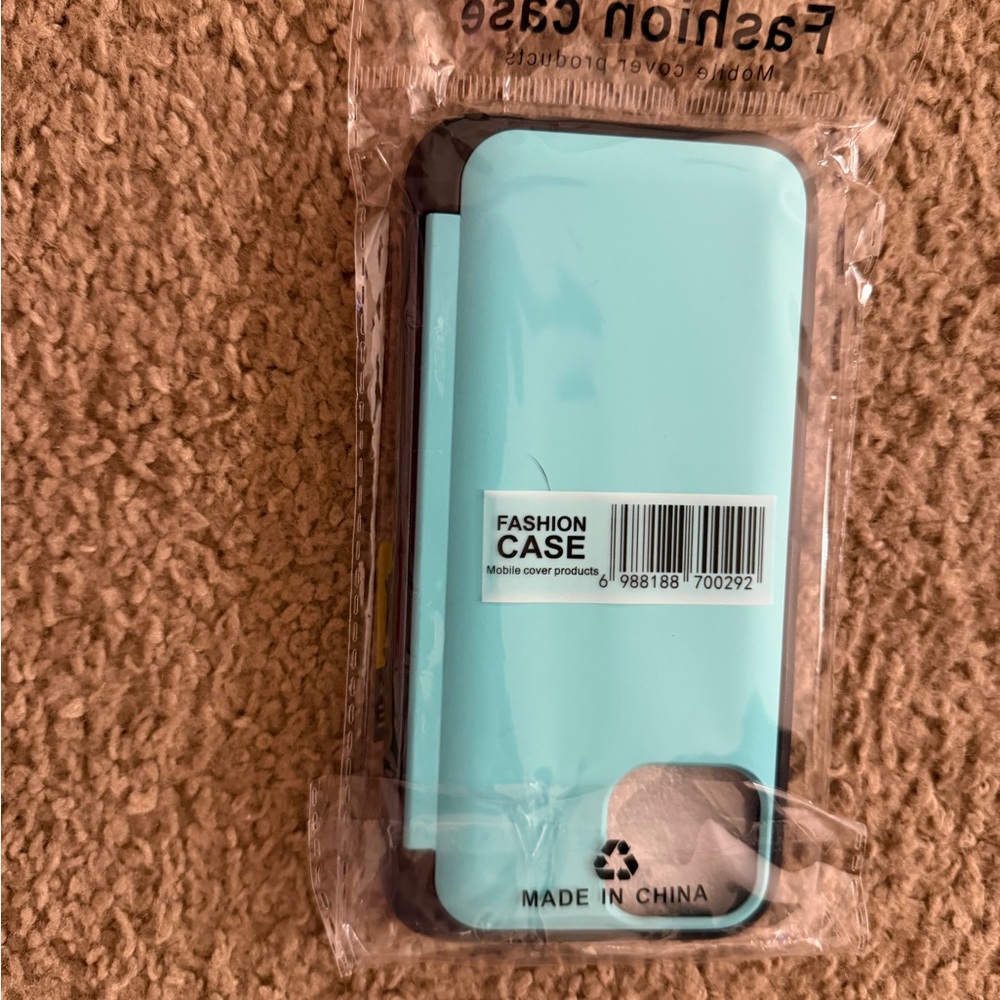Apple Light Blue Phone Case